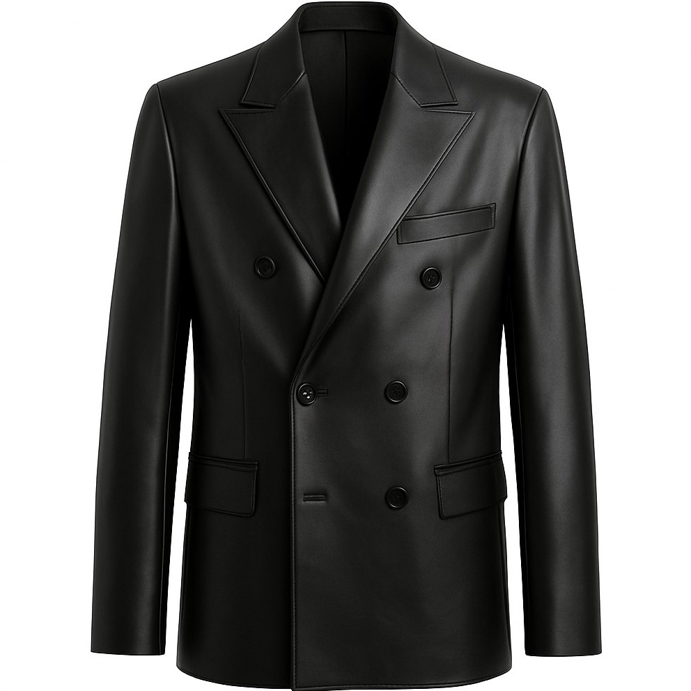 کت چرم مردانه مدل E300 کت چرم مردانه مدل E300