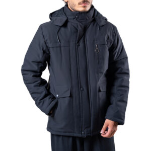 کاپشن مردانه مدل ضد آب جیب پاکتی کد 060